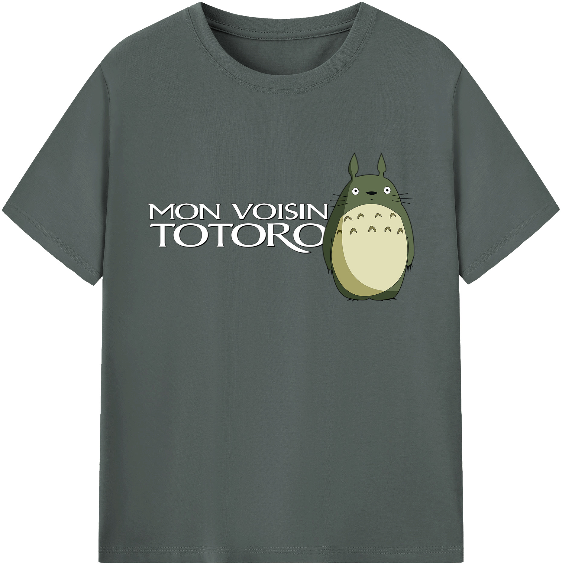 （画像用） となりのトトロ 草壁メイ 草壁サツキ My Neighbor Totoro Satsuki Kusakabe Mei Kusakabe 綿100％ メンズ半袖Tシャツ｜肌触りやわらか＆通気性